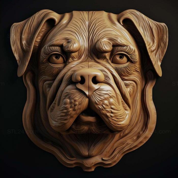 Nature and animals (Falen dog 4, NATURE_1508) 3D models for cnc